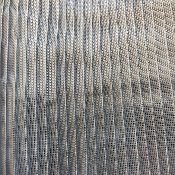 Talbots silver pleated 4P skirt and metallic gold wristlet - Picture 7 of 12